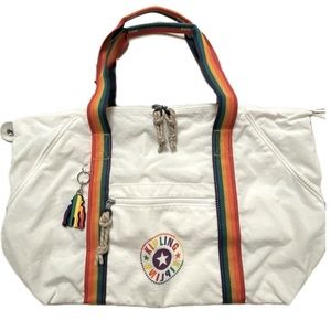 Kipling Art Tote (NWT) - Rainbow/Pride Shoulder Straps